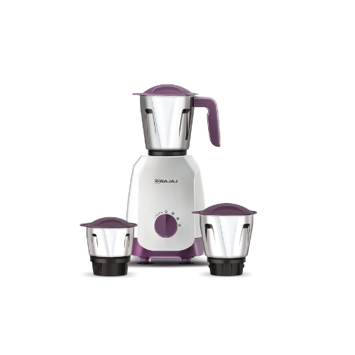 Bajaj Ninja Series Elegance Purple 500Watt 3 Jar Mixer Grinder