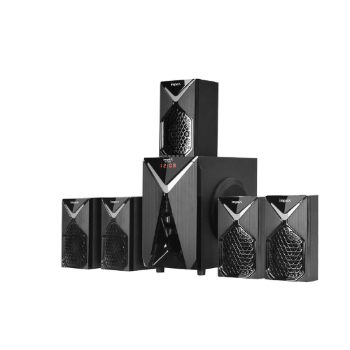 Impex Beat B1 85 Watts 5.1 Channel Multimedia Speaker System with USB/SD/MMC Card/Bluetooth/FM Radio & Remote Function (Black)