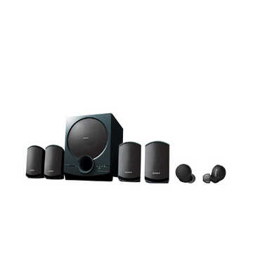 Sony SA-D40 4.1 Channel Multimedia Speaker System with Bluetooth && WF-C500 Truly Wireless Bluetooth Earbuds with 20Hrs Battery, True Wireless...