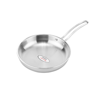 Butterfly Royale Tri-Ply 18/8 Stainless Steel Fry Pan (240mm, Silver)