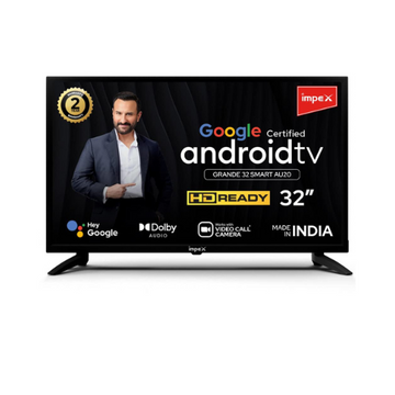 Impex 32 inch Smart TV (80 cm) Google Certified Smart Android 9 HD Ready LED TV Grande