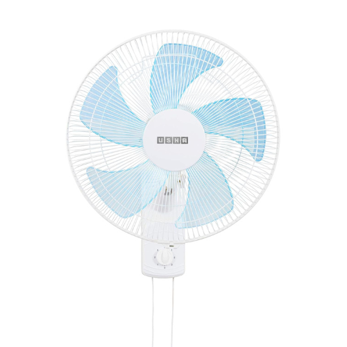 USHA Pentacool 5 Blade 400mm Wall Fan (White) Pack of 1