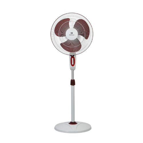 Havells Accelero 400mm Pedestal Fan (White Red)