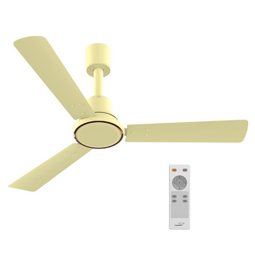 V Guard Enviro pro 1200MM 35Watt Energy Saving Bldc Cieling Fan With Remote (Ivory)