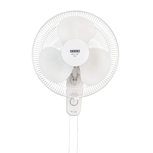 Usha Mist Air Icy 400mm Wall Fan (White) Pack of 1